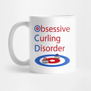 Curling OCD Obsessive Curling Disorder Mug
